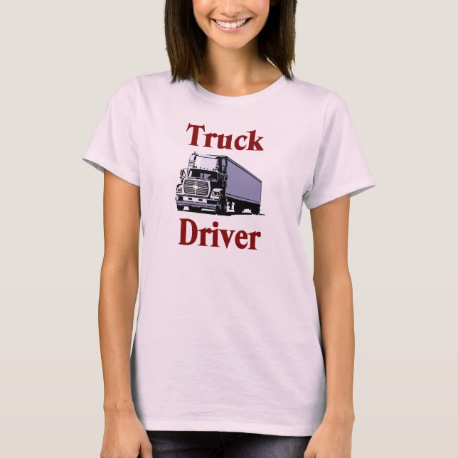 Der T - Shirt der LKW-Fahrer-Frauen (Vorderseite)