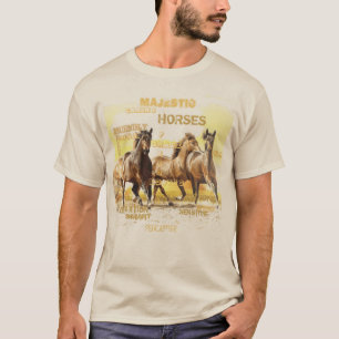 Der T - Shirt der majestätischen Pferdemänner