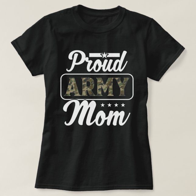 Der T - Shirt der Mama Ladie der Proud-Armee (Design vorne)