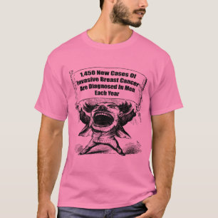 Der T - Shirt der Männer - Brustkrebs der Männer