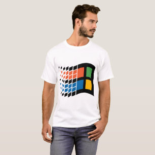 Der T - Shirt der Männer des Windows- 95logo-