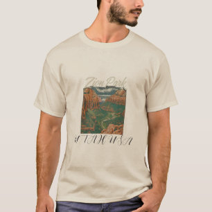 Der T - Shirt der Männer: Erleben Sie den Zion-Nat