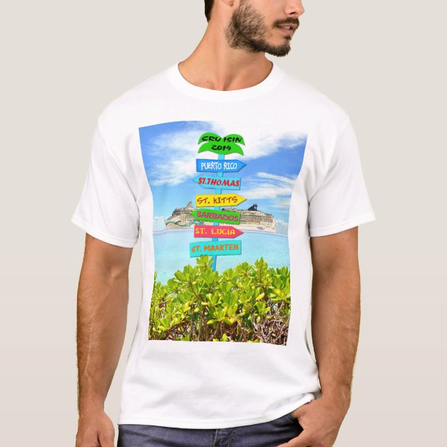 Der T - Shirt der Männer - Kreuzfahrt 2019 (Vorderseite)