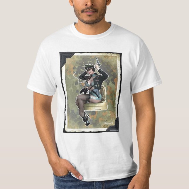 Der T - Shirt der Männer mit einem schönen (Vorderseite)