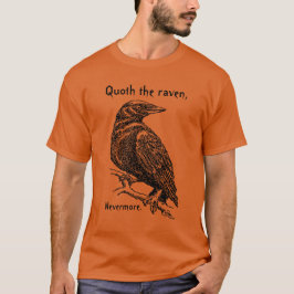 Der T - Shirt der Männer - Raven Quoth der Rabe,