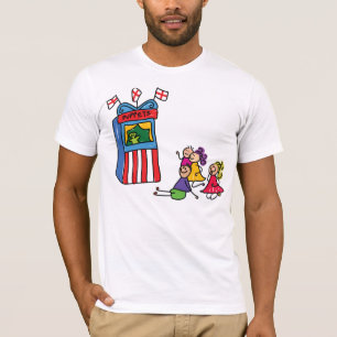 Der T - Shirt der Marionetten-Show-Männer