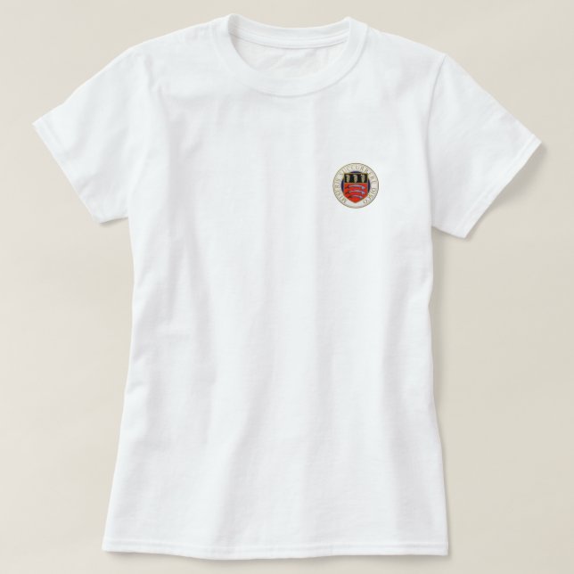 Der T - Shirt der Middlesex-Krankenhaus-Frauen (Design vorne)