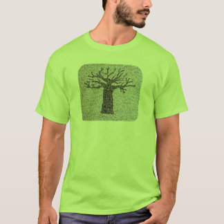 Der T - Shirt der Mosaikbaobab-Baum-Männer