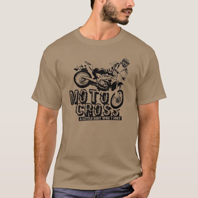 Der T - Shirt der Motocross-Männer (Vorderseite)