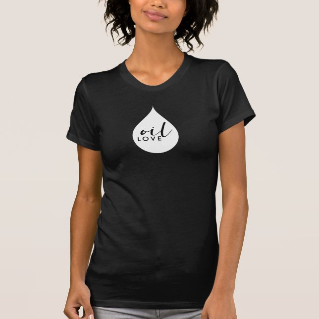 Der T - Shirt der Öl-Liebe-Frauen (Vorderseite)