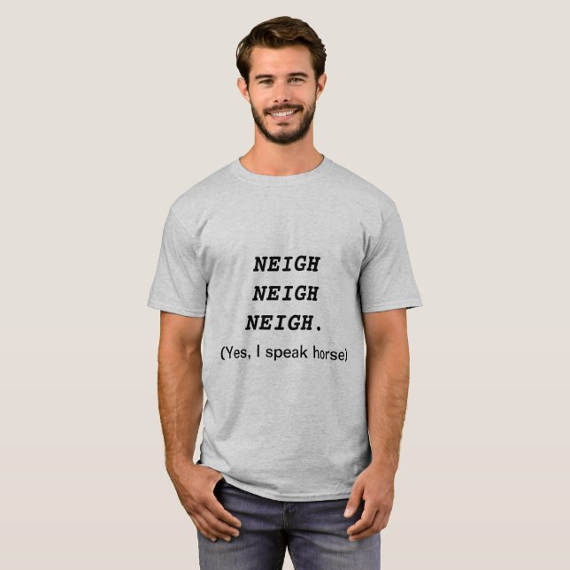 Der T - Shirt der PferdeSpaß-Männer (Vorne ganz)