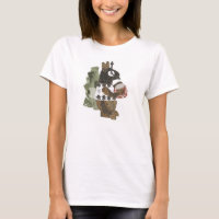 Der T - Shirt der Räuber-Eichhörnchen-Frauen