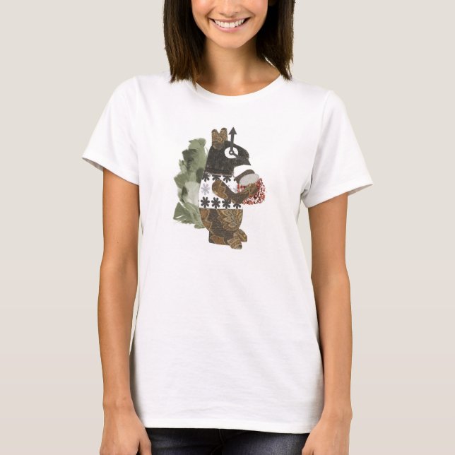 Der T - Shirt der Räuber-Eichhörnchen-Frauen (Vorderseite)