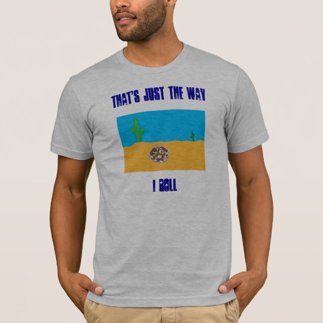 Der T - Shirt der Rollentumbleweed-Männer (Vorderseite)
