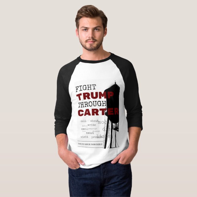 Der T - Shirt der runder Felsen-unteilbaren Männer (Vorne ganz)