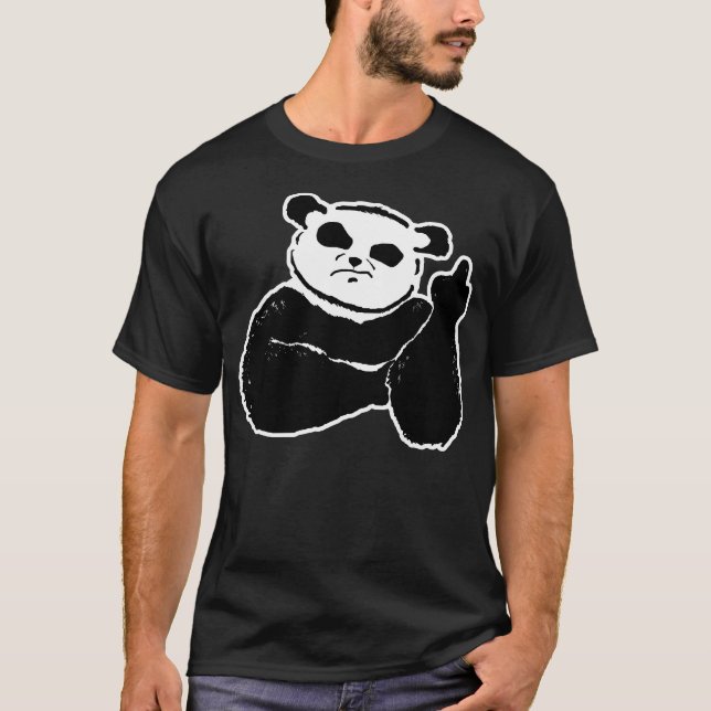 Der T - Shirt der schlechten Panda-Männer (Vorderseite)
