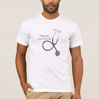 Der T - Shirt der Stethoskop-Männer