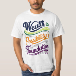Der T - Shirt der Stiftung Wohlstand ist möglich