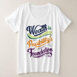 Der T - Shirt der Stiftung Wohlstand ist möglich