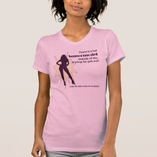 Der T - Shirt der Supermodel-Frauen