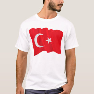 Der T - Shirt der türkischen Flaggen-Männer