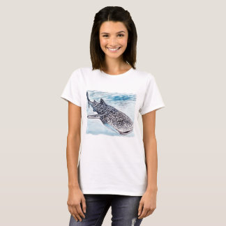 Der T - Shirt der Wal-Haifisch-Grafik-Frauen