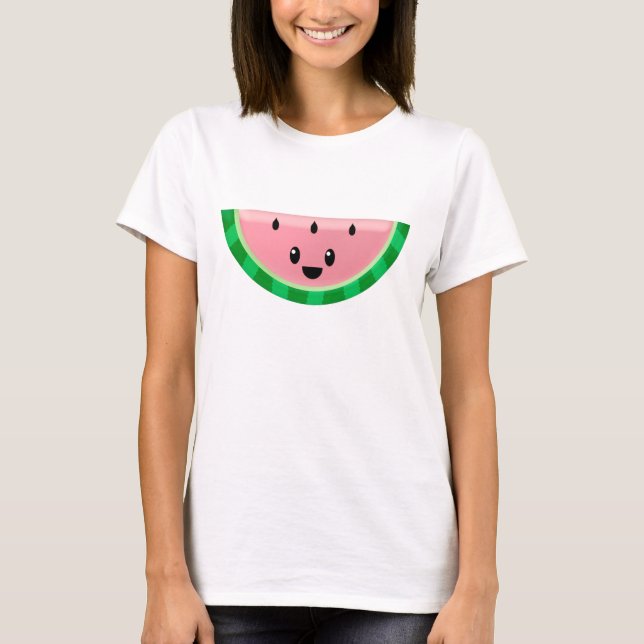 Der T - Shirt der Wassermelone-Frauen (Vorderseite)