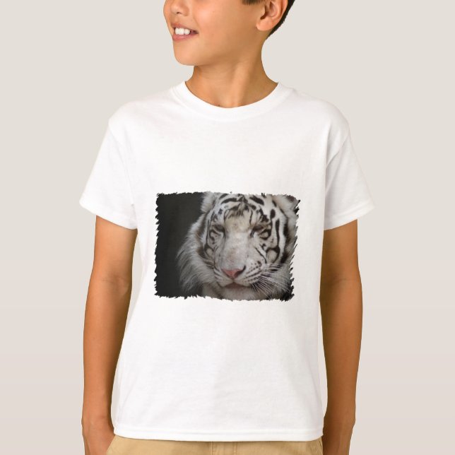 Der T - Shirt der weiße Tiger-Kinder (Vorderseite)