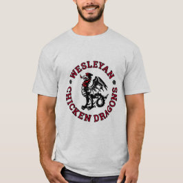 Der T - Shirt der Wesleyan Huhn-Drache-Männer