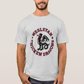 Der T - Shirt der Wesleyan Huhn-Drache-Männer