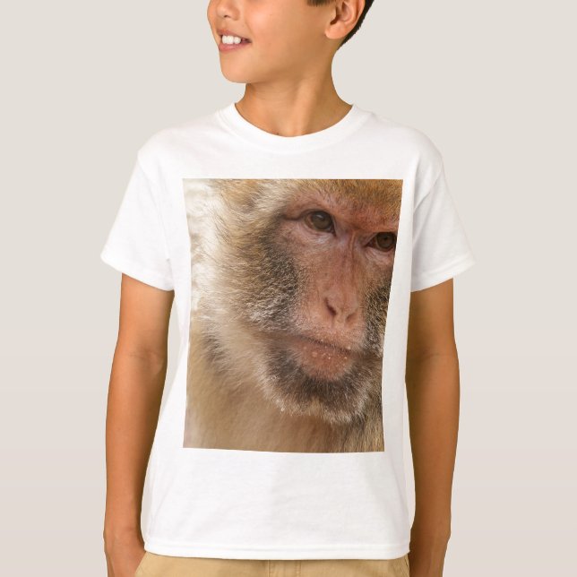 Der T - Shirt des Affe-Gesichts-Kindes (Vorderseite)