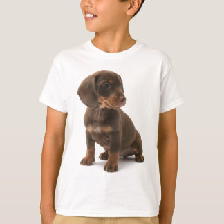 Der T - Shirt des Dackel-Welpen-Kindes