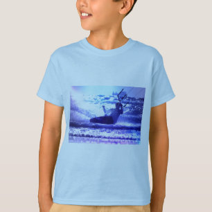 Der T - Shirt des Drachen-surfenden Kindes