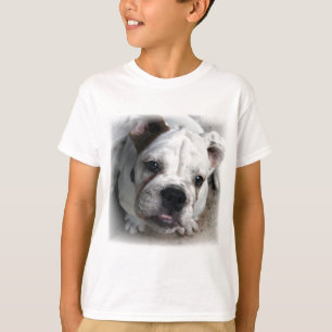 Der T - Shirt des englisches Bulldoggen-Kindes