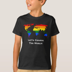 Der T - Shirt des Gay Pride verändern