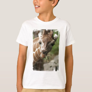 Der T - Shirt des Giraffen-Imbiss-Kindes