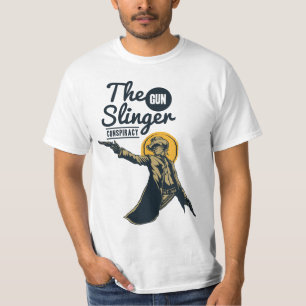 Der T - Shirt des Gun-Slinger-Verschwörens der Män