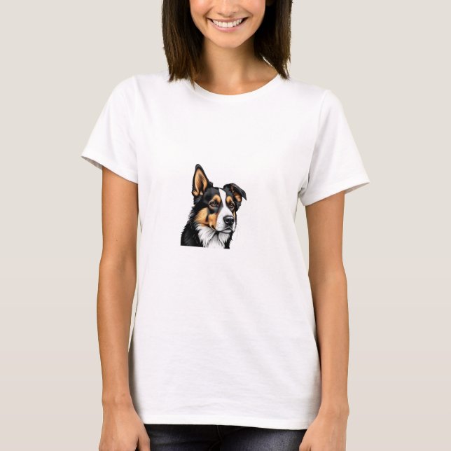 Der T - Shirt des Hundes Lover (Vorderseite)