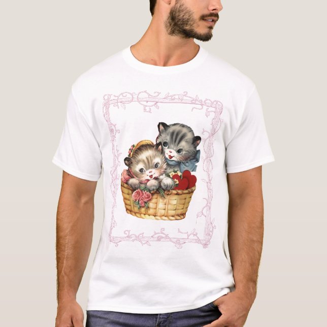 Der T - Shirt des Katzen-Kindes (Vorderseite)