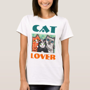 Der T - Shirt des Katzen-Liebhabers