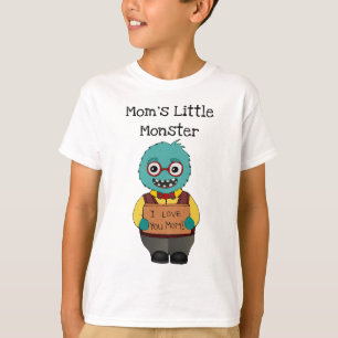 Der T - Shirt des kleinen Monsterjungen der lustig