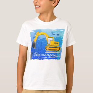 Der T - Shirt des Löffelbagger-Kindes