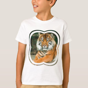 Der T - Shirt des orange Tiger-Kindes
