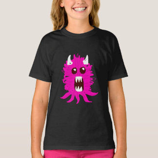 Der T - Shirt des rosa Monster-Mädchens