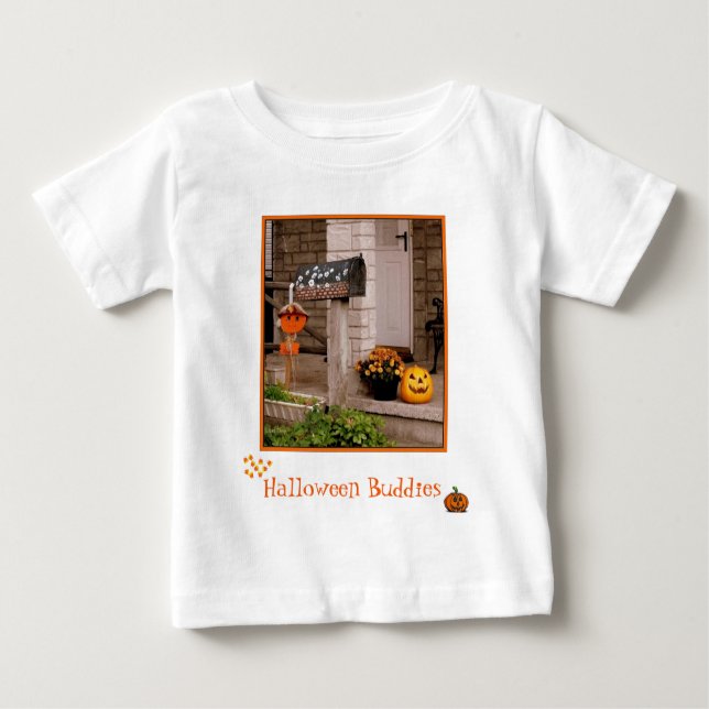 Der T - Shirt des Säuglings 'Halloween Buddies' (Vorderseite)