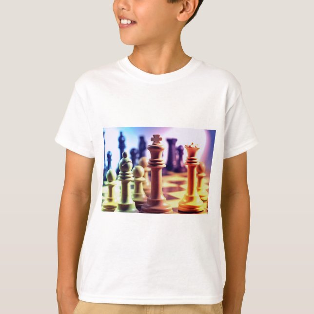 Der T - Shirt des Schach-Spiel-Kindes (Vorderseite)