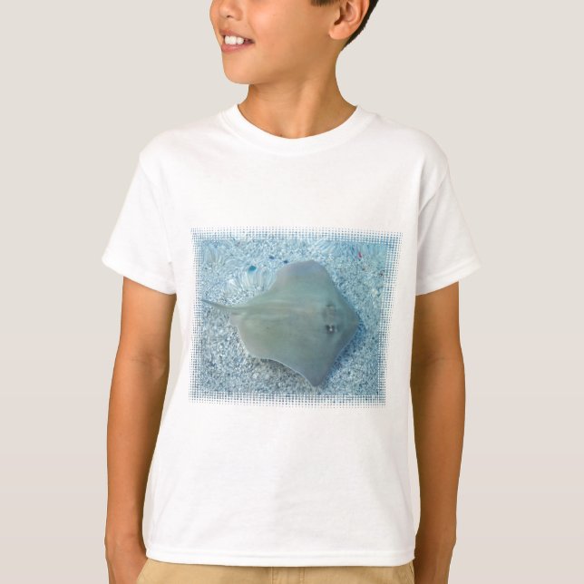 Der T - Shirt des Süßwasserstingray-Kindes (Vorderseite)