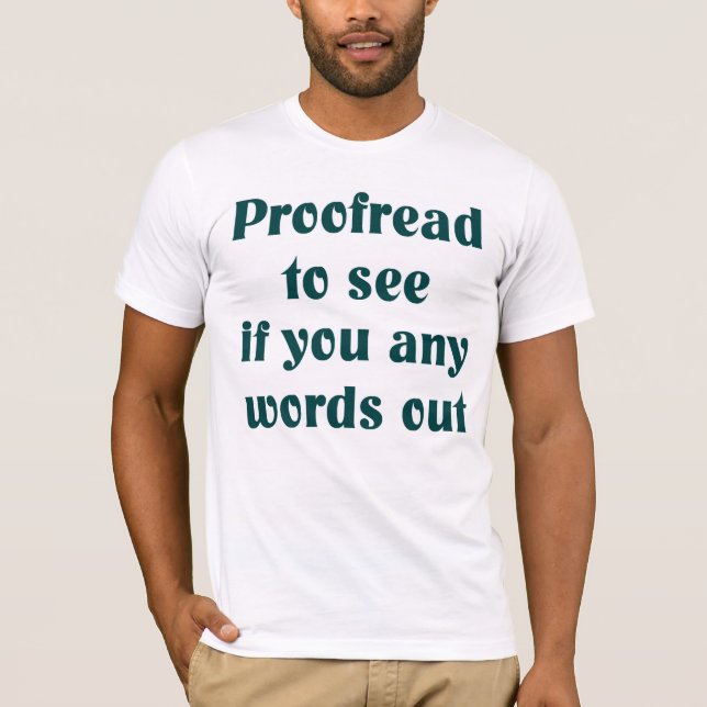 Der T - Shirt des Verfassers (Vorderseite)