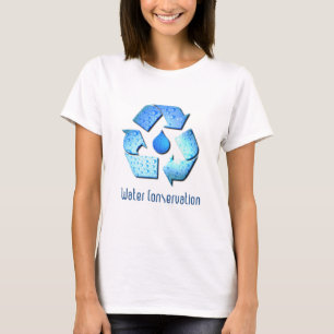 Der T - Shirt des Wasser-Erhaltungs-Mädchens