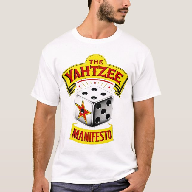 Der T - Shirt des Yahtzee-Manifests (Vorderseite)